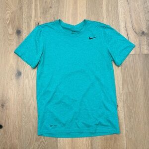 Neon green Nike dri-fit workout shirt, size small